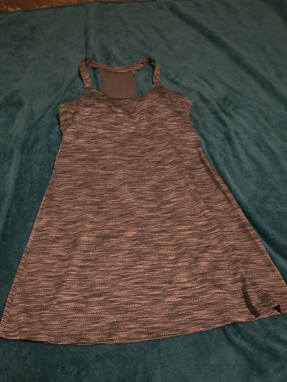 Mondetta Sleeveless A-Line Tank Dress in Heathered Grey